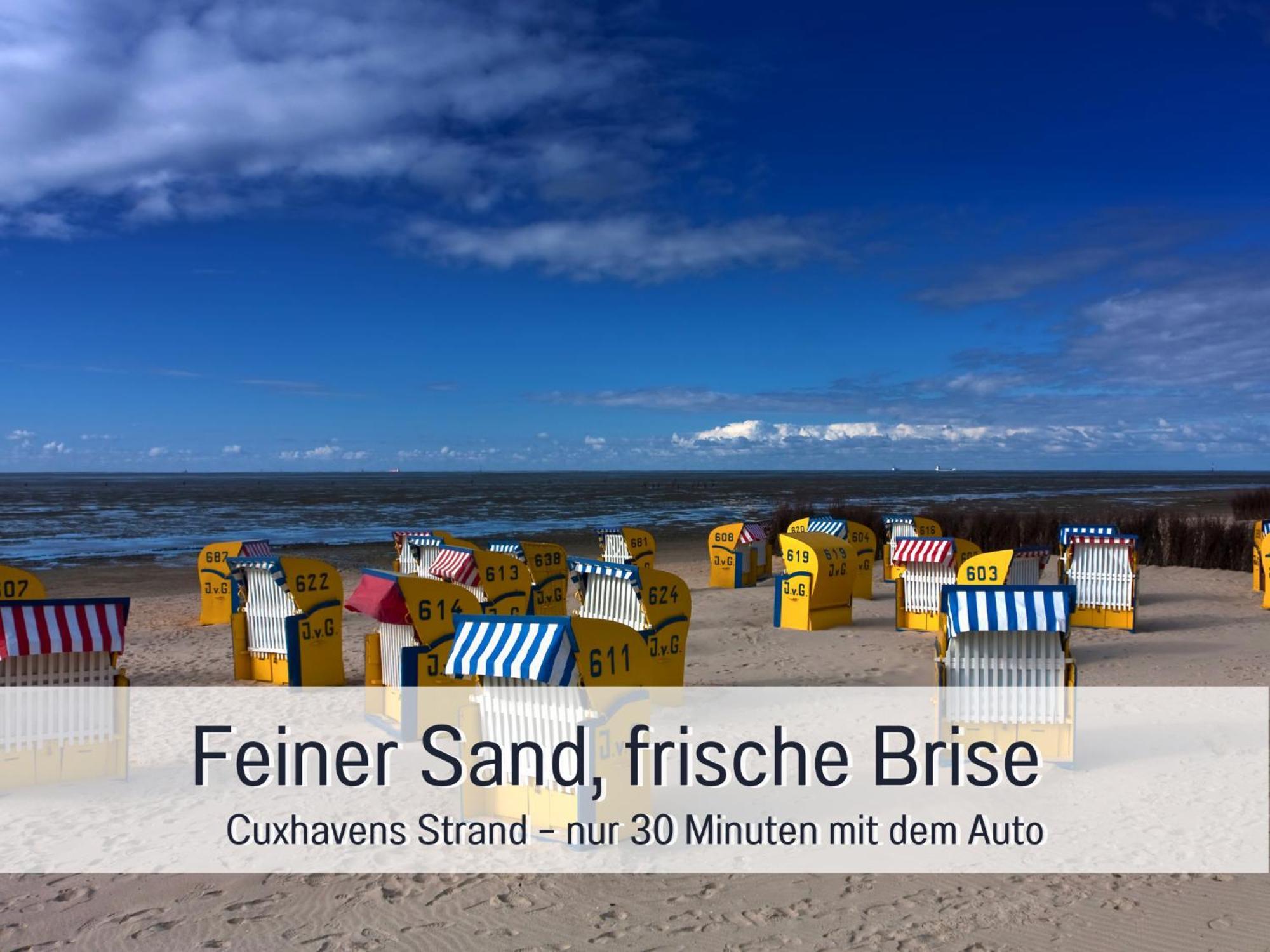 "Lilie" In Geestland-Langen, Ideal Fuer Familien & Homeoffice - Wlan & Parkplatz - 3 Zimmer, Balkon - Nahe Bremerhaven Luaran gambar